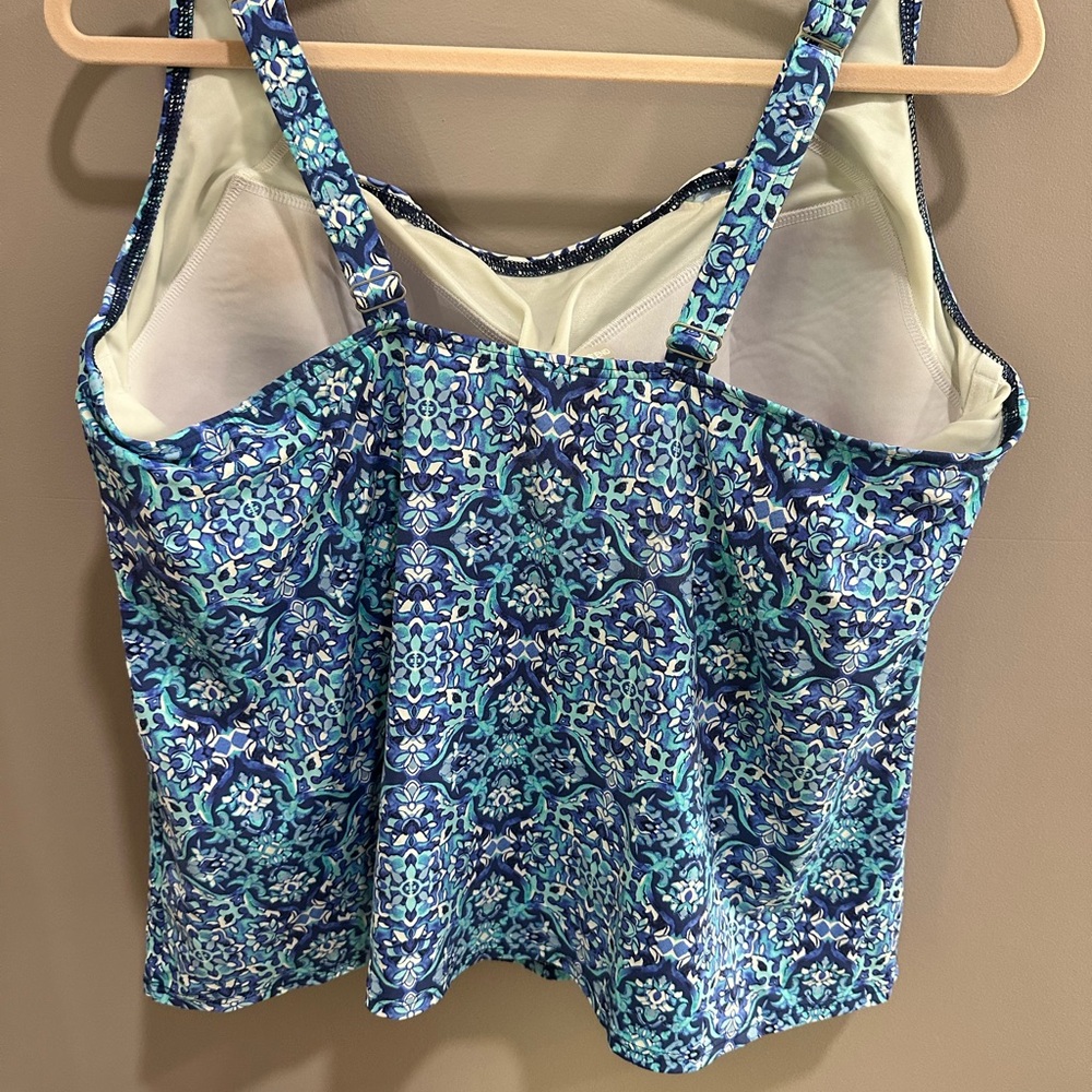 Lands' End Tankini Top Underwire 18W DDD - Picture 2 of 5